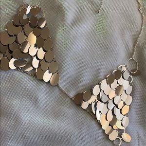 Sequin chain bra 😎